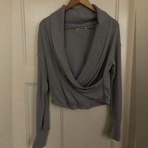 Free People cozy top worn 2x